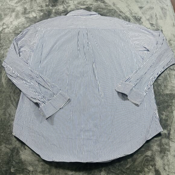 Ralph Lauren Polo‎ Classic Fit Shirt Men’s 2XL White/Blue Striped Button Down - Picture 5 of 10